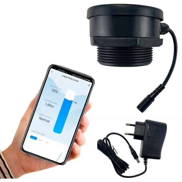 Medidor de Nível Ultrassônico com Aplicativo Mobile Medição 0-3M