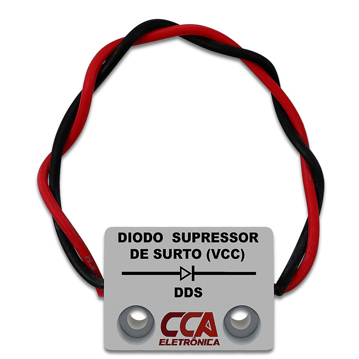 Filtro Diodo Supressor de Surto / Ruido Corrente Contínua 0-24Vdc - DDS