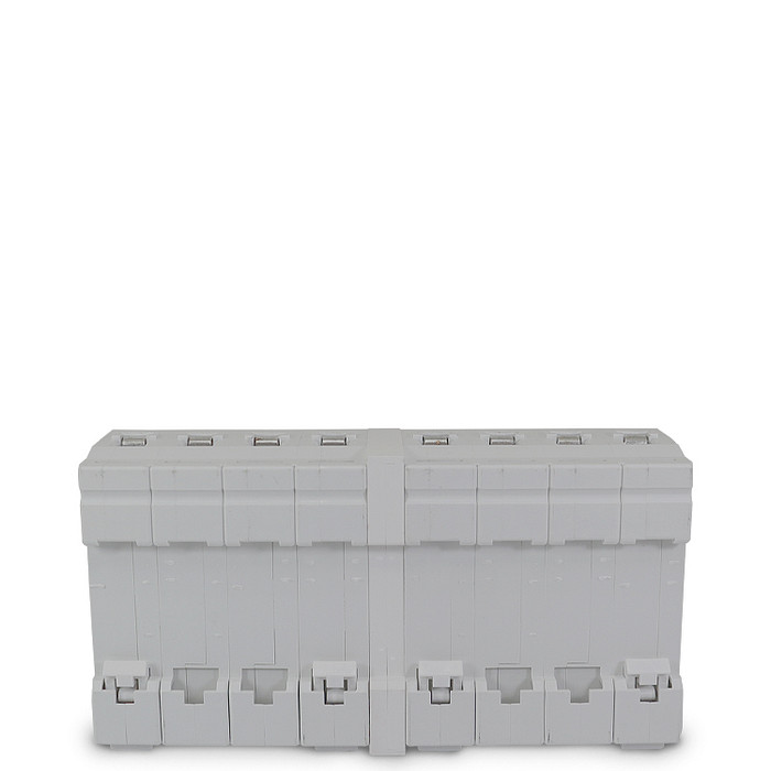 Chave de Transferência Rede Gerador Manual 63A 4 Polos para Trilho DIN com Disjuntor Intertravado - DZ-47