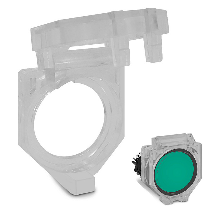 Capa Transparente Bloqueio Segurança Botão 22mm