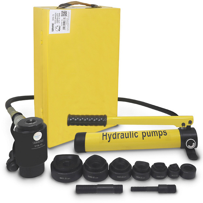 Perfurador De Chapa Manual Hidráulico 15 Ton. Cabeçote Móvel - SYK-15