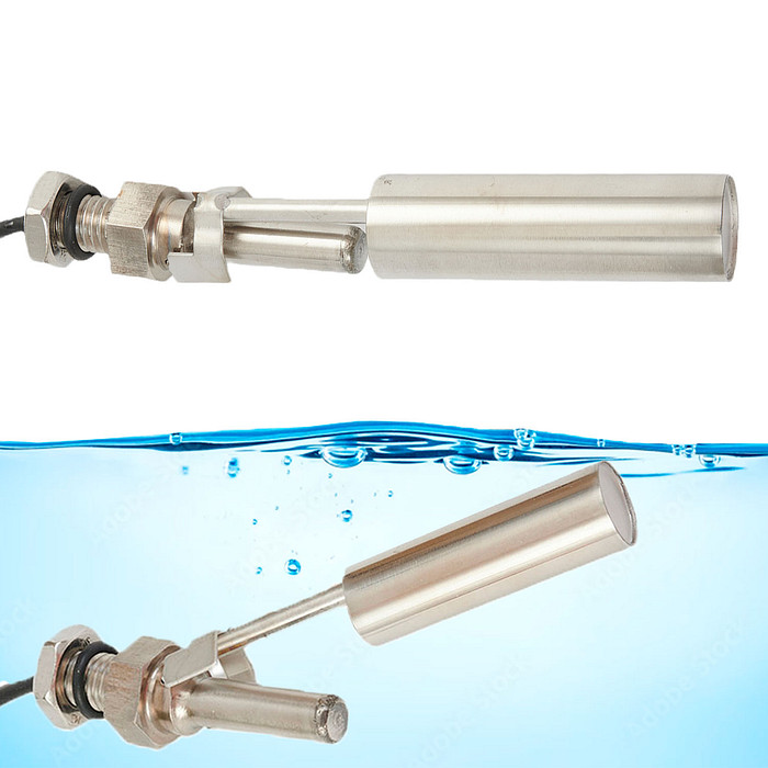 Chave Boia de Nível Aço Inox Rosca M10 Horizontal Cabo 30cm