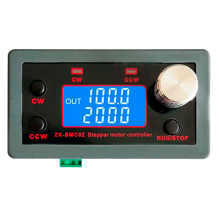 Controlador Digital Velocidade Reversão Ângulo Ciclos 12/24V com Driver para Motor De Passo Nema