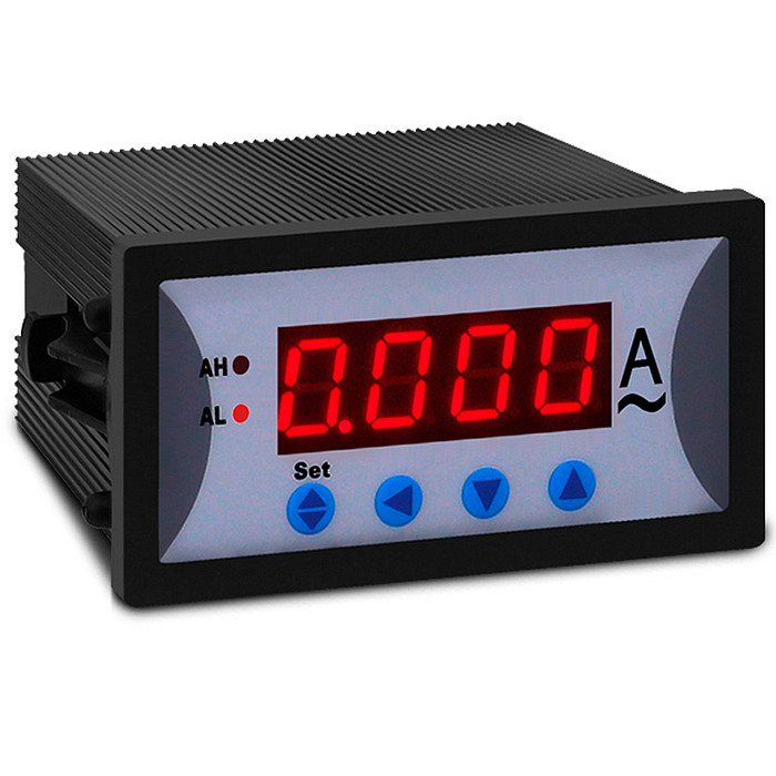 Amperímetro Digital Medição 0-5A (TC) COM Saída de Alarme 48x96mm - AOB294I-5K1