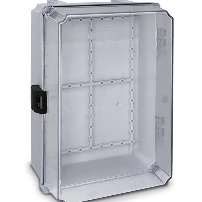Quadro de Comando Caixa Transparente M 28x18x14cm Plástica para Montagem de Materiais Elétricos - C281814-TR