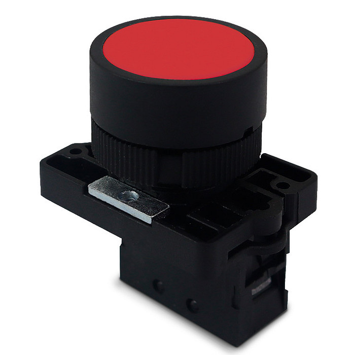 Botão de Impulso Vermelho 1NF Plástico 22mm - XB2-EA42