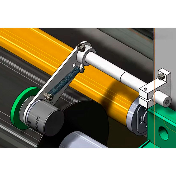 Kit Suporte Metálico e Roldana para Encoder Incremental com Amortecimento de Impacto