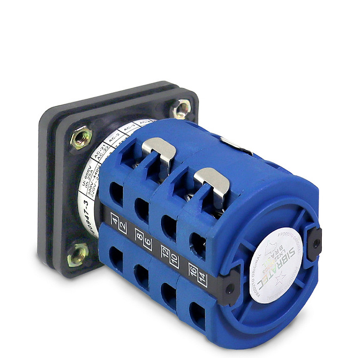 Chave Rotativa Manual Estrela Triangulo 3 Polos 25a para Porta De Painel - LW28-25A-YD