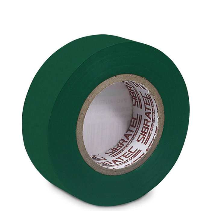 Fita isolante Verde 19mm x 20 Metros Antichamas