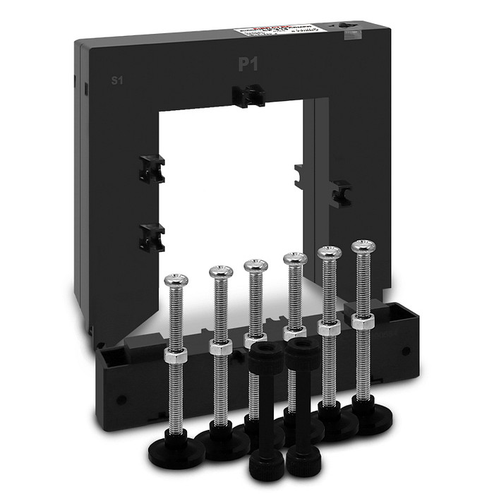 Transformador de Corrente (TC) Bipartido Relação de 1000/5A Abertura 80x80mm - DP88