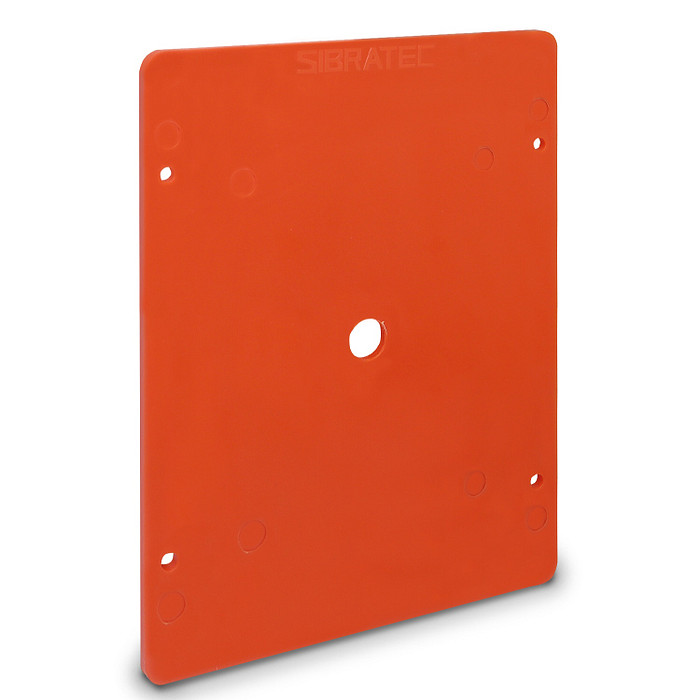 Placa de Montagem 24,5x16,5mm para Quadro M 28x18x14cm Plástico cor Laranja