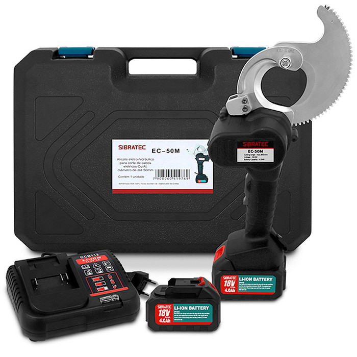 Alicate Elétrico Corte de Cabos até 50mm de Diâmetro - EC-50M