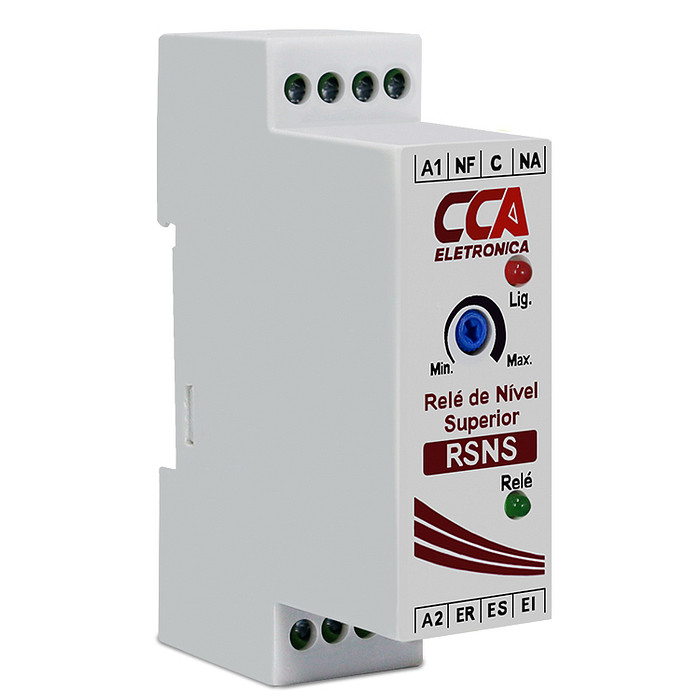 Relé de Nível Superior 24V Controle de Enchimento 2 ou 3 Eletrodos - RSNS