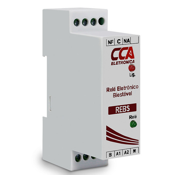 Relé Biestável (Pulso Liga/Desliga) Eletrônico de Impulso 24V