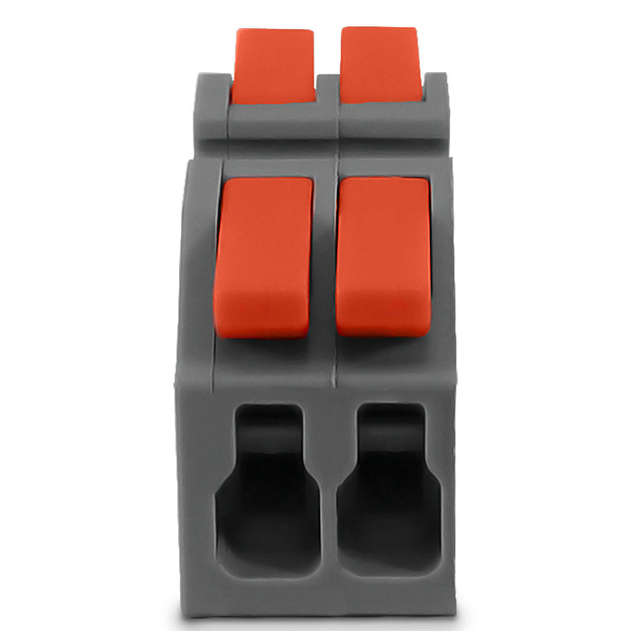 Conector de Emenda Rápida 2 Vias 2 Polos para Cabo até 6mm² Corrente máx. 41A - KV226