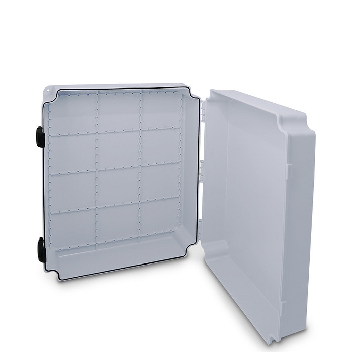 Quadro de Comando Caixa Plástica Branca GG 48x38x17cm para Montagem de Materiais Elétricos - C483817