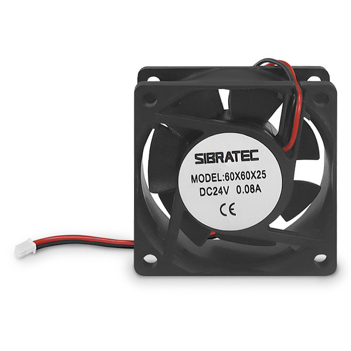 Ventilador Axial 60x60mm Plástico 24Vdc Industrial