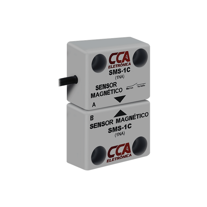 Sensor Magnético de Proximidade 1NA - Emissor + Receptor - SMS-1C