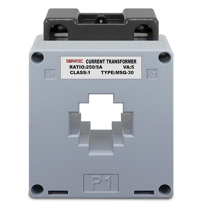 Transformador de Corrente (TC) Relação de 250/5A - Furo cabo 31mm - MSQ30