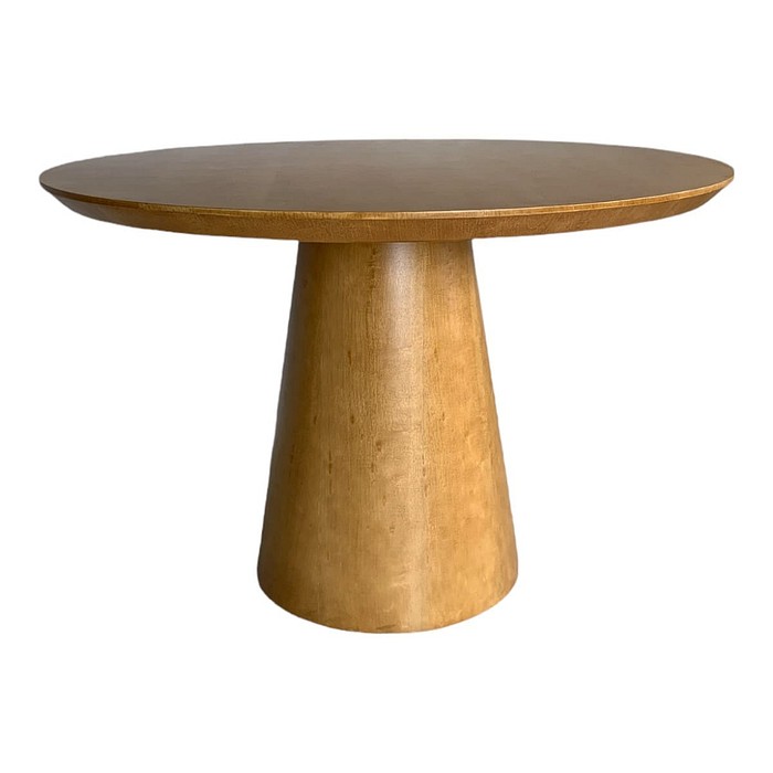Mesa Cone Laminada Tauari Acabamento em Verniz Mel