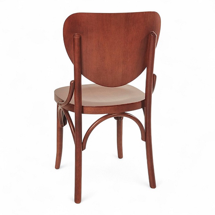 Cadeira Canadá Ergonômica resistente Madeira Nobre Verniz Castanho