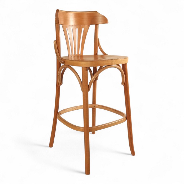 Banqueta Alemanha Madeira Maciça Mel Confortável