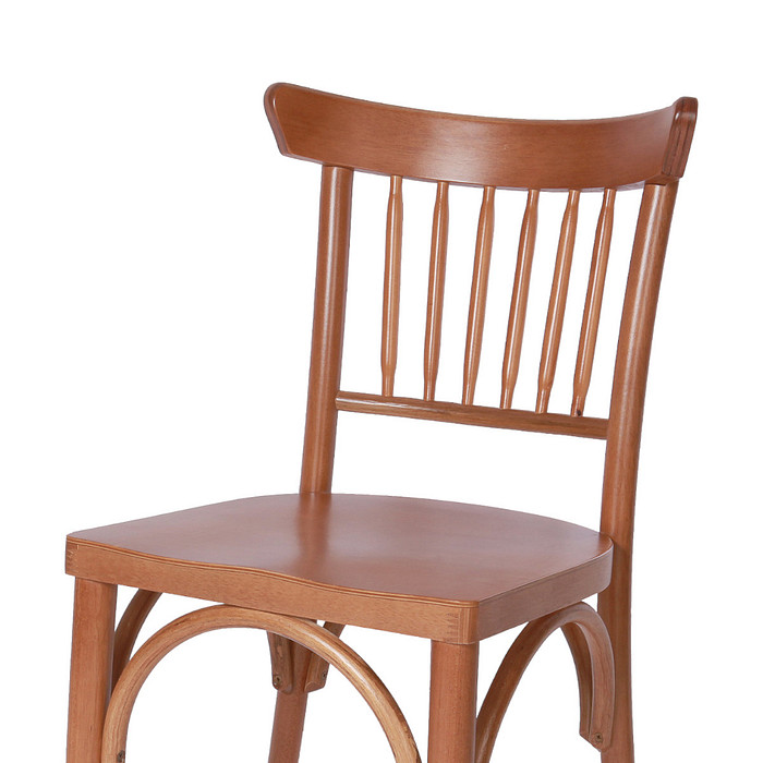 Cadeira Havanna em Madeira Elegante e Ergonônica Castanho