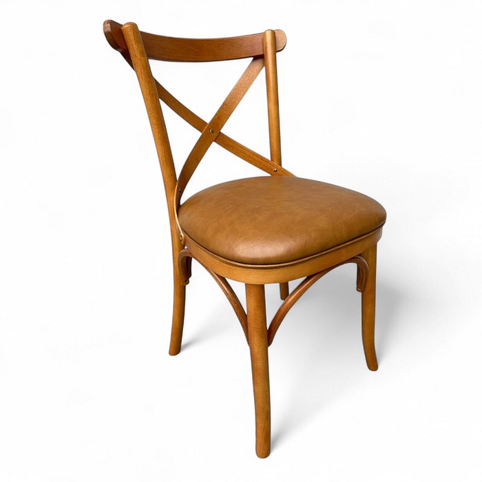 Cadeira Espanha no  Mel com Assento em Itapema Camel