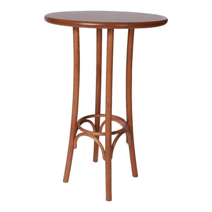 Mesa Bistrô Fine Alta Madeira Nobre Verniz Castanho