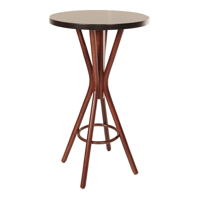 Mesa Alta França Tipo Bistrô em Madeira de Tauari cor Castanho