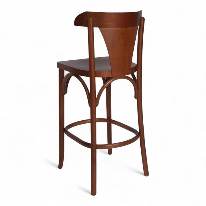 Banqueta Itália Madeira Maciça Ergonômica Castanho