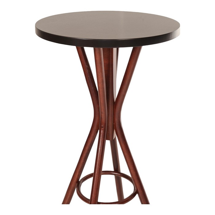 Mesa Alta França Tipo Bistrô em Madeira de Tauari cor Castanho