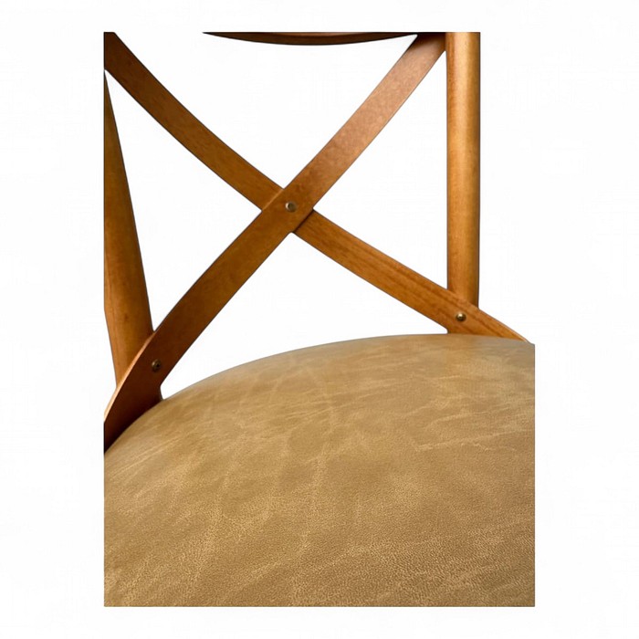 Cadeira Espanha no  Mel com Assento em Itapema Bege