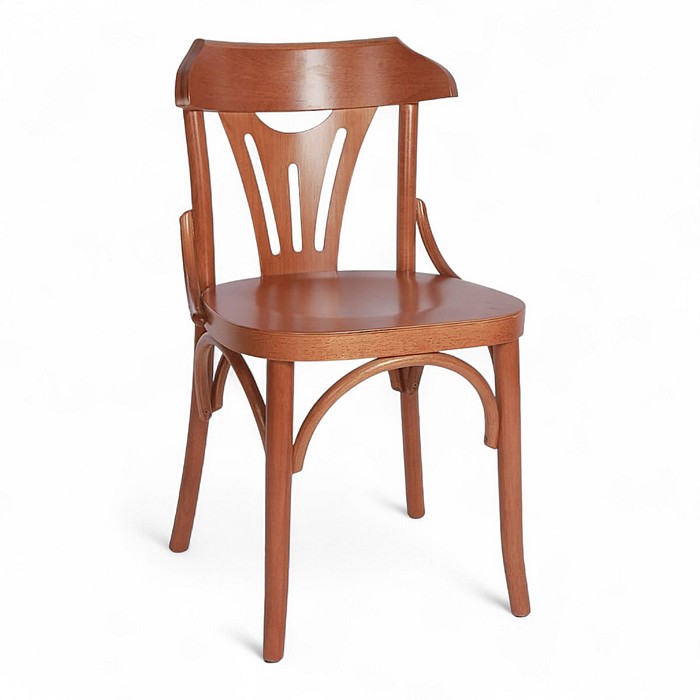 Cadeira Angra Ergonômica Madeira Nobre Castanho