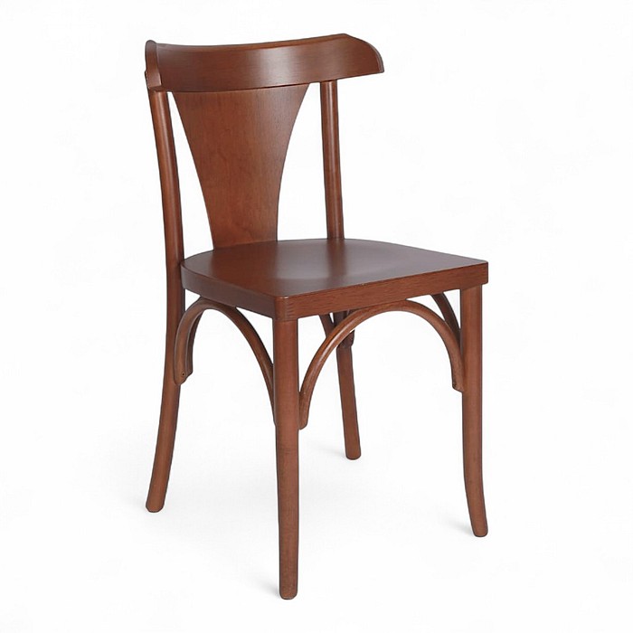Cadeira Itália Madeira Maciça Ergonômica Castanho
