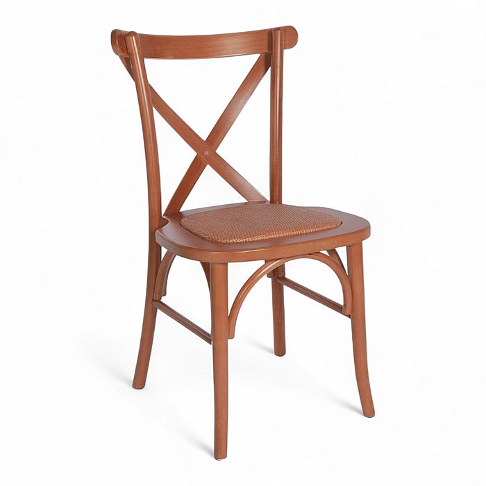 Cadeira Espanha Empilhável Assento Rattan Palinha