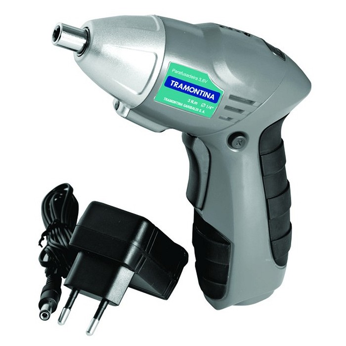 Parafusadeira a Bateria Tramontina 3,6V 46 Peças Uso Doméstico