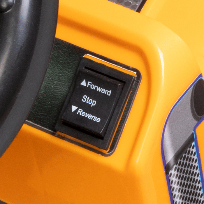 Trator Country Amarelo 6v com caçamba