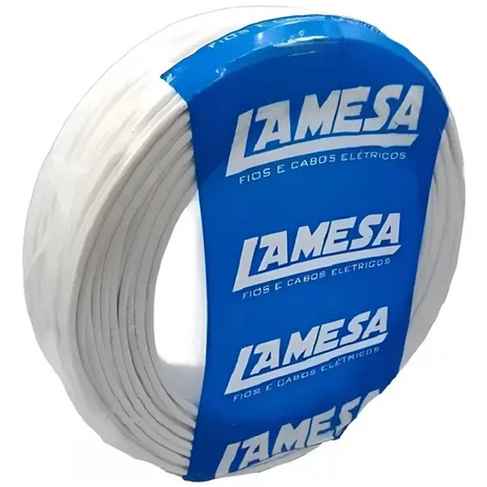 CABO FLEXIVEL LAMEFLAM 1 X 2,5 MM2 - BRANCO - ROLO 100M