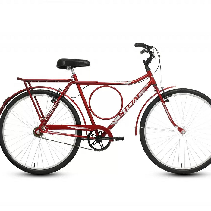 Bicicleta Aro 26 Rural Varão S/M