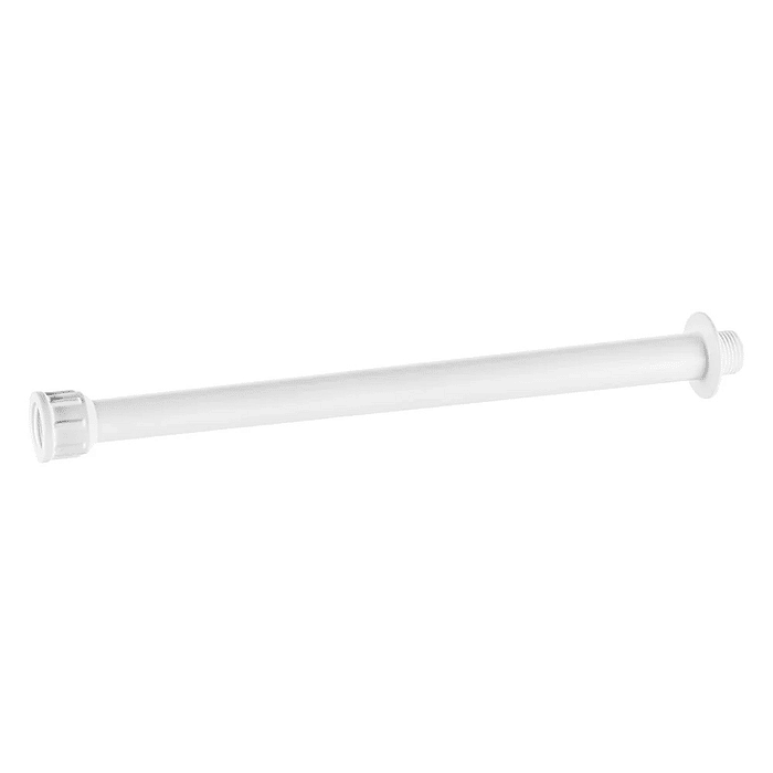 Braco para Chuveiros Branco 30cm 1/2'