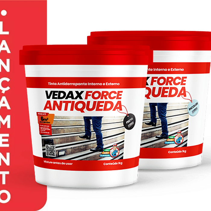 Anti Quedas Preto Vedax Force 1Kg