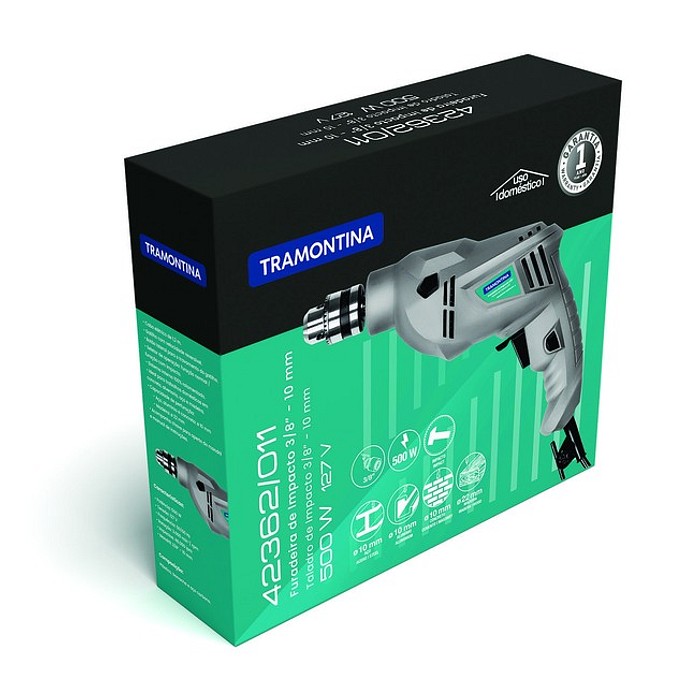 Furadeira de Impacto Tramontina 3/8 127V 500W