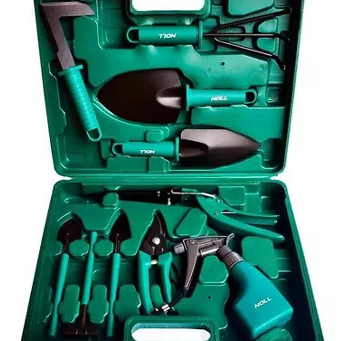 Kit Jardinagem Noll 10 peças com Maleta