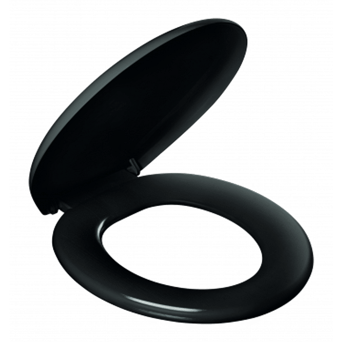 ASSENTO SANITARIO ALMOFADADO OVAL PRETO ATLAS