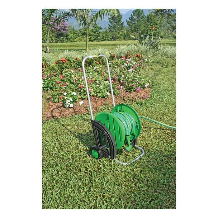 Enrolador mangueiras 50m com carrinho EM -65-Trapp