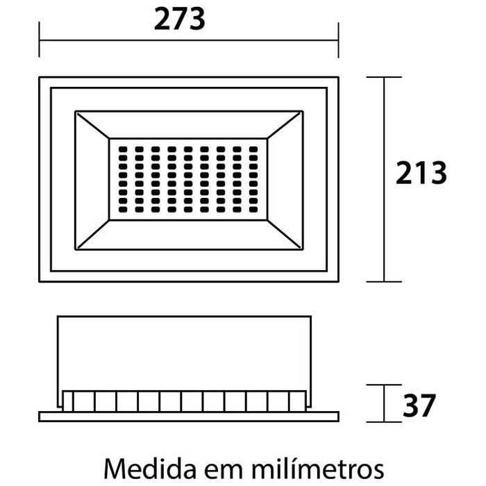 Refletor LED Tech 100W 6.500K - BLUMENAU