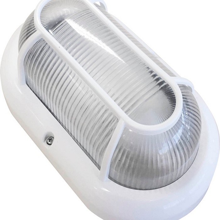 Kit Luminaria Tartaruga Branco Mais Lampada 15w Branco Frio