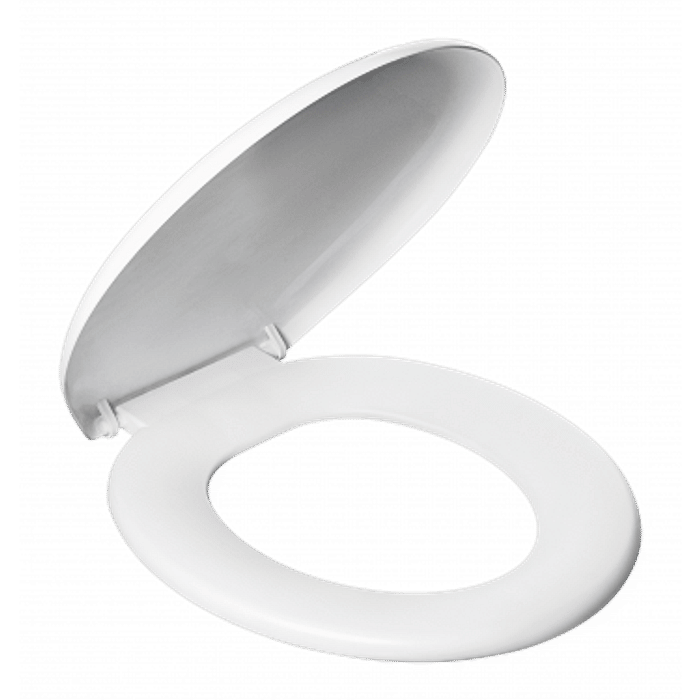 ASSENTO SANITARIO ALMOFADADO OVAL BRANCO ATLAS