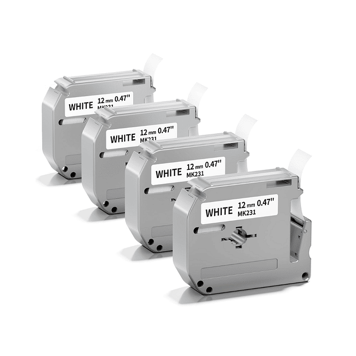 Fita Rotuladora RL-B-K231 12mm x 8m M-K231 – Tinta Preta